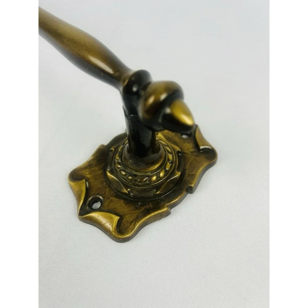 Vintage Amerock Carriage House Brass Bathroom Towel Rack Bar Holder 26.5